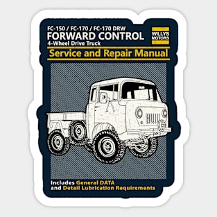 Jeep Forward Control FC-150 Sticker